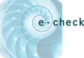 e-check logo